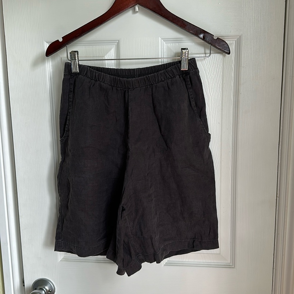 Flax linen shorts size P